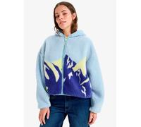 Roxy - Felpa da donna con cappuccio - Chloe Kim Print Polar Ice Water per Donne - Taglia M - Blu