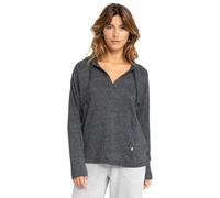 Roxy Destinazione Surf Felpa con Cappuccio, Grigio, XS Donna