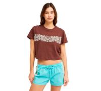 Roxy - Endless Weekends Tee Marrone - Abbigliamento S Marrone