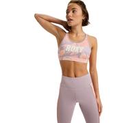 Roxy Everyday Flow Pt Sports Bra Rosa L Donna