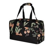 Roxy Feel Happy - Borsone grande con scomparto separato per scarpe, Fuga Isola Antracite, Sweet Kombucha Borsone