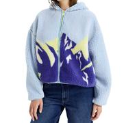 Roxy - Felpa da donna con cappuccio - Chloe Kim Print Polar Ice Water per Donne - Taglia S - Blu