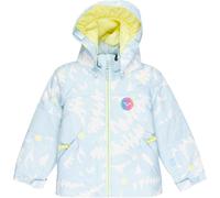 Roxy - Giacca da sci/snowboard - Snowy Tale Jacket Ice Blue Big Flower in Pelle - Taglia Bambino 6-7 a