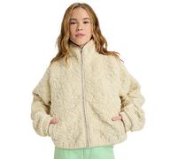 ROXY Giacca in pile da donna Blurry Cloud crema | XL