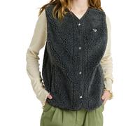 Roxy - Gilet in maniche - Iconic Town Vest Phantom per Donne in Poliestere Riciclato - Taglia M - Grigio
