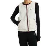 Roxy - Gilet in maniche - Waves Of Warmth Easy Vest Whisper White per Donne - Taglia S - Bianco