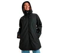 Roxy - Veste imperméable à capuche - Rain Road Polar Zip Jacket Anthracite per Donne - Taglia M - Grigio