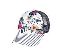 Roxy Girls' Honey Coconut Trucker Hat, Bright White Badami, One Size