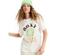 Roxy HANGLOOSE - Maglietta a Maniche Corte, Colore: Bianco XL
