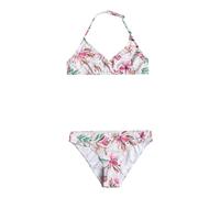 Roxy Happy Tropical Bikini Due Pezzi Taglio Triangolare da Ragazza 6-16