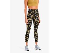 Roxy - Legging da running da donna - Heart Into it Ankle Legging Pant Anthracite Big Flowers per Donne - Taglia L - Nero
