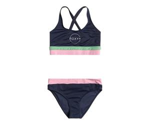 Roxy Ilacabo Active Crop Top Set Set di Bikini Bambine e Ragazze (Pacco da 1)