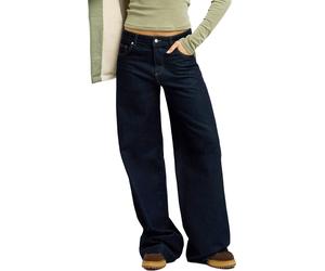 Roxy - Jean ample en coton - Sun And Done Loose Denim Jean Deep Sea per Donne in Cotone - Taglia S - Blu navy