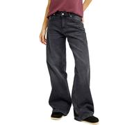 Roxy - Jean ample en coton - Surf Crush Loose Denim Jean Midnight Vintage per Donne in Cotone - Taglia S - Nero
