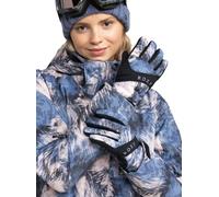 Roxy Guanti Jetty – Termici da donna – Blu marino, rosa, nero – L