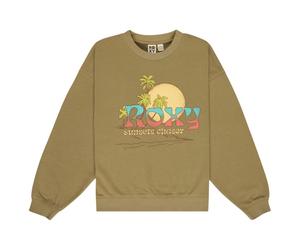 Roxy - Kid's Lineup Crew RG Terry - Maglione 16 Years - XXL beige