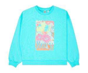 Roxy - Kid's Lineup Crew RG Terry - Maglione 8 Years - S turchese