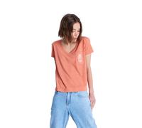 ROXY Maglia funzionale 'Laguna Green' albicocca / bianco Donna ROXY S