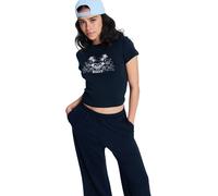 ROXY Maglietta 'Beach Love' grigio chiaro / nero Donna ROXY XL