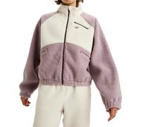 Roxy - Maglione da donna in pile con zip - Waves Of Warmth Colorblock Nirvana per Donne in Poliestere Riciclato - Taglia M - Rosa