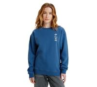 Roxy Maglione in Pile Surf Stoked Crew Brushed Vint Blu XL