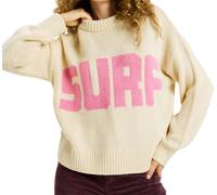 Roxy - Maglione lavorato a maglia - Exploring Heart Parchment per Donne - Taglia M - Beige