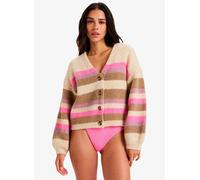 Roxy - Marble Tiles Stripe Bianco - Abbigliamento XS Bianco