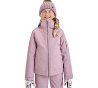 Roxy - Giacca da sci calda - Meade Girl Jacket Discreet Mauve in Pelle - Taglia Bambino 14a - Rosa