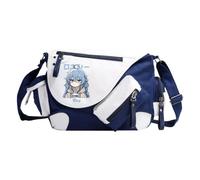 Roxy Migurdia - Borsa a tracolla Eris Greyrat Anime Sylphy con tasche laterali multiple di grande capacità, casual, alla moda, leggera, borsa messenger per donne, uomini, lavoro, viaggi, Blu Tipo 3