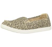 Roxy Minnow Sneaker Slip on, Scarpe da Ginnastica Donna, Stampa Leopardata Exc, 37.5 EU