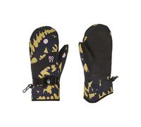 Roxy - Moffole da sci - Roxy Jetty Girl Mitt Fennel Seed Big Flower Rg - Taglia Bambino M - Blu navy