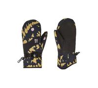 Roxy - Moffole da sci - Roxy Jetty Girl Mitt Fennel Seed Big Flower Rg - Taglia Bambino S - Blu navy