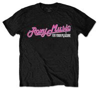 Roxy Music For Your Pleasure Tour ufficiale Uomo maglietta unisex