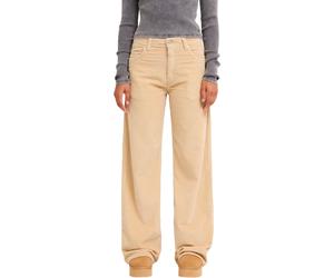Roxy - Pantalon en velours côtelé - Surf Crush Cord Pant Pebble per Donne in Cotone - Taglia L - Beige