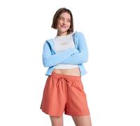 Roxy Pantaloncini da Spiaggia Elasticizzati in Vita LEKEITIO Break Mid Donna Rosa