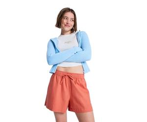 Roxy Pantaloncini da Spiaggia Elasticizzati in Vita LEKEITIO Break Mid Donna Rosa