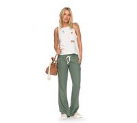 Roxy - Pantaloni da Donna Oceanside, Oliva, L (81 cm)