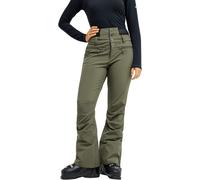 Roxy - Pantaloni da sci a vita alta - Rising High Pant Beetle in Pelle - Taglia XS - Kaki