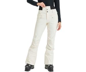 Roxy - Pantaloni da sci da donna a vita alta - Rising High Pant Whisper White per Donne in Pelle - Taglia S - Bianco
