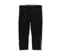 Roxy Pantaloni Legging Capri Stretch Casual Da Donna, Neri, Medi