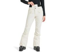 Roxy - Pantaloni da sci da donna a vita alta - Rising High Pant Whisper White per Donne in Pelle - Taglia M - Bianco