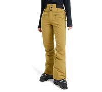 Roxy - Pantaloni da sci da donna a vita alta - Rising High Pant Fennel Seed per Donne in Pelle - Taglia S - Giallo