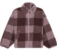 Roxy - Pile con zip - Like Electricity Nirvana Be Bold Plaid Rg in Poliestere Riciclato - Taglia 8a - Bordeaux