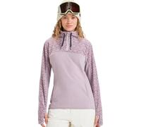 Roxy Sayna Half Zip Fleece Rosa L Donna