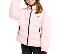 Roxy - Piumino da sci - Snowyhill Puffy Girl Jacket Rose Shadow in Pelle - Taglia Bambino 10a - Rosa