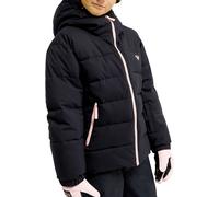 Roxy - Piumino da sci - Snowyhill Puffy Girl Jacket True Black in Pelle - Taglia Bambino 8a - Nero