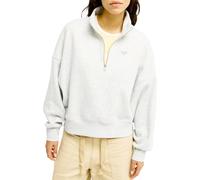 Roxy - Polaire demi-zippée - Everfree Light Grey Heather per Donne in Cotone - Taglia M - Grigio