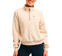 Roxy - Polaire en sherpa - Wow Half Zip Polar Fleece Biscotti per Donne - Taglia M - Beige