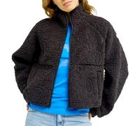 Roxy - Polaire zippée - Blurry Cloud Polar Anthracite Outline Mo per Donne in Nylon - Taglia S - Nero