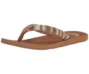 Roxy Porto Raffia, Infradito Donna, Fall Leaf Multi, 35 EU